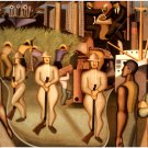 Decorative 8x10 Poster.Army and workers.Pogolotti.8101