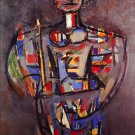 Decorative 8x10 Poster.Portocarrero.Arlequin.8103
