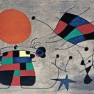 Decoration 8x10 Poster.Room interior.Art Wall decor.Miro.8120