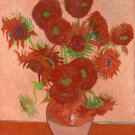 Decoration 8x10 Poster.Room interior.Art Wall decor.Vincent Van Gogh.Sunflowers.8234