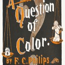 Decorative 8x10 Poster.Art Wall decor.Quiestion of color.7860