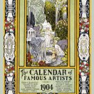 Decorative 8x10 Poster.Art Wall decor.The calendar of famous artists.7874 Decorative 8x10 Poster.Art Wall decor.The calendar of famous artists.7874