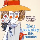Decorative 8x10 Poster.Art Wall decor.Take a book along this summer.7985 Decorative 8x10 Poster.Art Wall decor.Take a book along this summer.7985