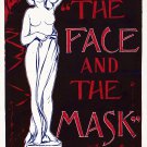 Decorative 8x10 Poster.The face and the mask.Bipolar woman.7994