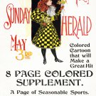 Decorative 8x10 Poster.New York Sunday herald.7998