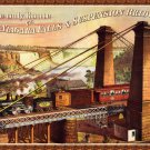 Decoration 8x10 Poster.Wall art design.Railroad suspension bridge.Train.Niagara Falls.10334