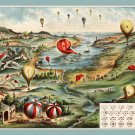 Decoration 8x10 Poster.Wall art.Room design.Air Balloons.Aerostatic.10398