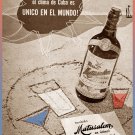 Decoration 8x10 Poster.Wall art.Room design.Matusalem rum.Liquor ad.10405