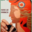 Decoration 8x10 Poster.Wall art.Room design.Vive La France.10432 Decoration 8x10 Poster.Wall art.Room design.Vive La France.10432