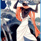 Decoration 8x10 Poster.Wall art design.Lady with fruit basket.10448