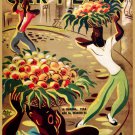 Decoration 8x10 Poster.Wall art design.Mango fruit sellers.Vendors.10506