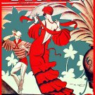Decoration 8x10 Poster.Wall art design.Woman in red dancing rumba.10594 Decoration 8x10 Poster.Wall art design.Woman in red dancing rumba.10594