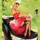 Decoration 8x10 Poster.Room art wall design. Pinup girl.Pink dress.8915 Decoration 8x10 Poster.Room art wall design. Pinup girl.Pink dress.8915