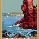 Decoration 8x10 Poster.Room art wall design.Perros Guiret travel.8993