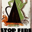 Decoration 8x10 Poster.Room art wall design.Stop fire.Fire danger.8996 Decoration 8x10 Poster.Room art wall design.Stop fire.Fire danger.8996