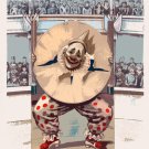 Decoration 8x10 Poster.Room art wall design.Circus.Clown.9234