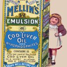 Decoration 8x10 Poster.Room art wall design.Cod liver oil.Victorian age.9330