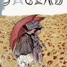 8x10 Poster decor.Room art wall design.Jugend magazine Women with red umbrellas.9411