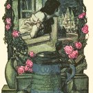 8x10 Poster decor.Room art wall design.Jugend Youth magazine Girl by the window.9447