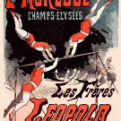 Decoration 8x10 Poster.Room art wall design.Circus acrobats.9559
