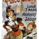 Decoration 8x10 Poster.Room art wall design.Place Clichy.French.9579