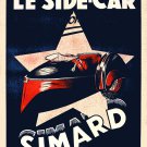 Decoration 8x10 Poster.Room art wall design.Motorcycle side car.9588