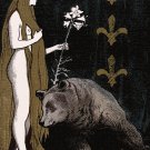 Decoration 8x10 Poster.Room art wall design. with bear.9596