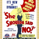 Decoration 11x14 Poster.Room art wall design. Pinup girl.She shouda said no movie.8861