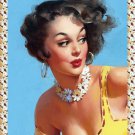 Decoration 11x14 Poster.Room art wall design. Pinup girl.Flower necklace.8873