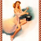 Decoration 11x14 Poster.Room art wall design. Pinup girl.Jewelry magic.8874