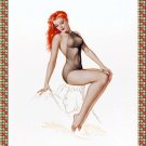 Decoration 11x14 Poster.Room art wall design. Pinup girl.Readhead.8875