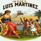 Decoration 11x14 Poster.Room art wall design.Flor Martinez.Cigar label art.8962