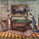 Decoration 11x14 Poster.Room art wall design.Women playing pool.8998