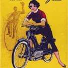 Decoration 11x14 Poster.Room art wall design.Victoria Moped bike Vicky V.9078