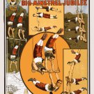 Decoration 11x14 Poster.Room art wall design.Circus acrobats.9215