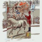 Decoration 11x14 Poster.Room art wall design.Circus.Horse rider.9235