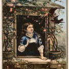 Decoration 11x14 Poster.Room art wall design.Girl and bird.9315