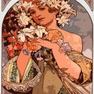 Decoration 11x14 Poster.Room art wall design.Mucha style.9396