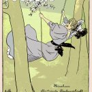 11x14 Poster decor.Room art wall design.Jugend Youth magazine Swing girl.9412