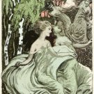 11x14 Poster decor.Room art wall design.Jugend Youth magazine Girls playing.9429