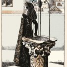 11x14 Poster decor.Room art wall design.Jugend Youth magazine Widow by a well.9431