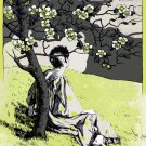 11x14 Poster decor.Room art wall design.Jugend Youth magazine Woman resting.9444