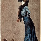11x14 Poster decor.Room art wall design.Jugend Youth magazine Little dog.9452
