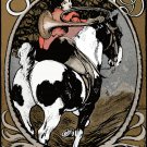 11x14 Poster decor.Room art wall design.Jugend Youth magazine With horn on a horse.9453 11x14 Poster decor.Room art wall design.Jugend Youth magazine With horn on a horse.9453