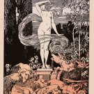 11x14 Poster decor.Room art wall design.Jugend Youth magazine Woman statue.9460
