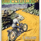 Decoration 11x14 Poster.Room art wall design.Ultima motorcycle.French.9569