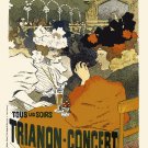 Decoration 11x14 Poster.Room art wall design.Trianon concert.French.Paris.9598