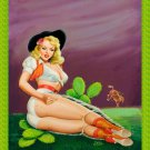 Decoration 16x20 Poster.Room art wall design. Pinup girl.Cowgirl.8856