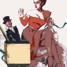 Decoration 16x20 Poster.Room art wall design. Pinup girl.Jack in box.8921