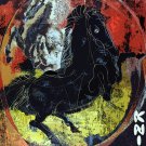Decoration 16x20 Poster.Room art wall design.Black and white horses.9014 Decoration 16x20 Poster.Room art wall design.Black and white horses.9014